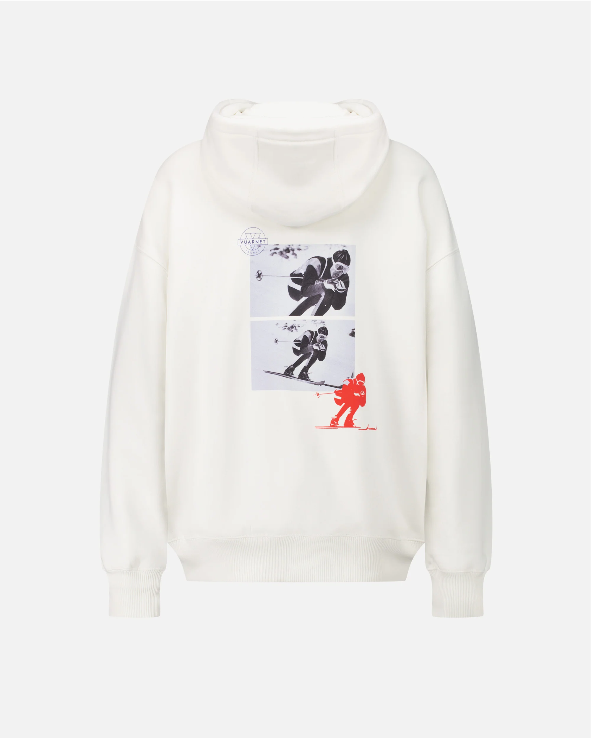 HOODIE FEMME LOGO SKIEUR ÉCRU - Image 16