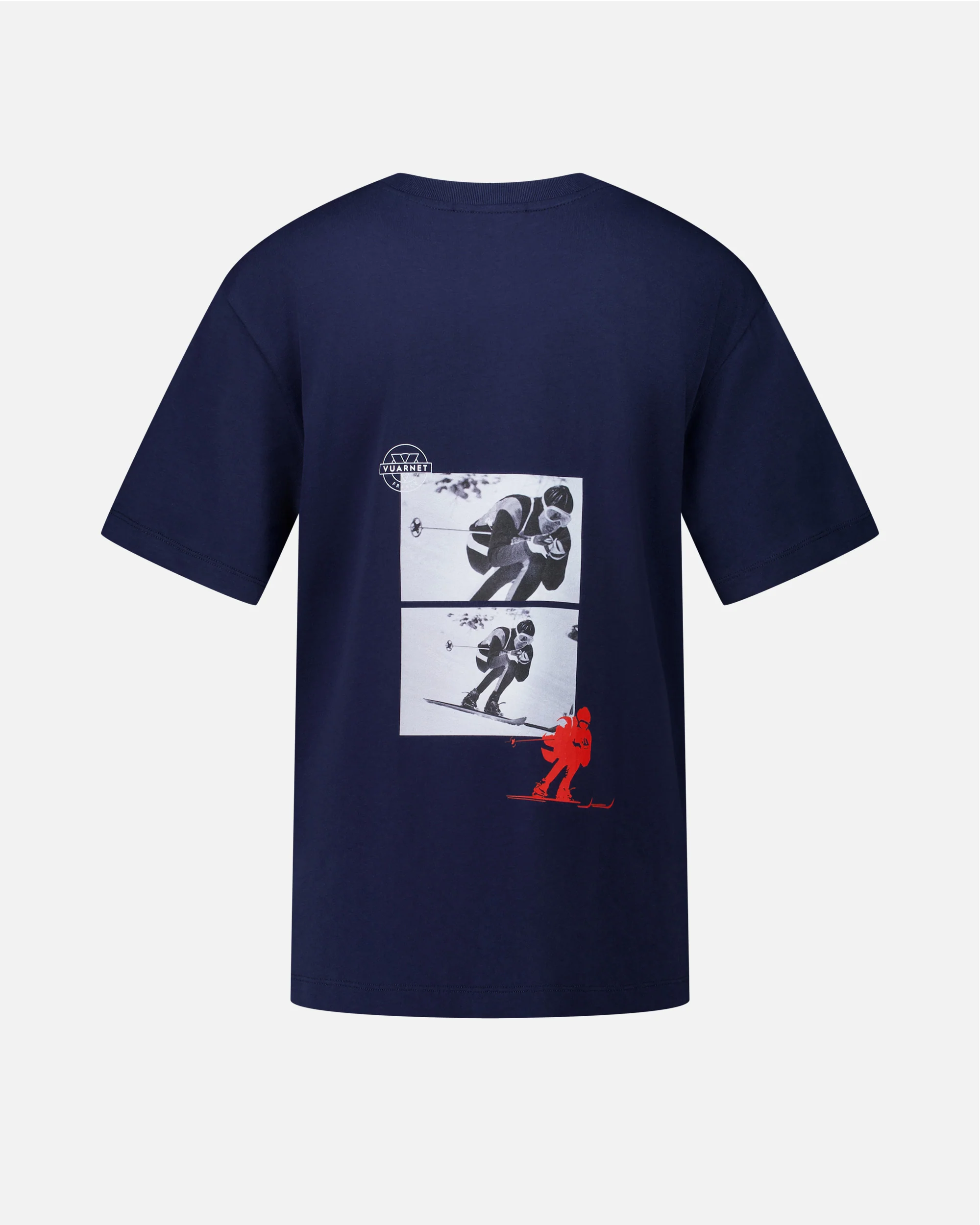 T-SHIRT FEMME LOGO SKIEUR MARINE - Image 4