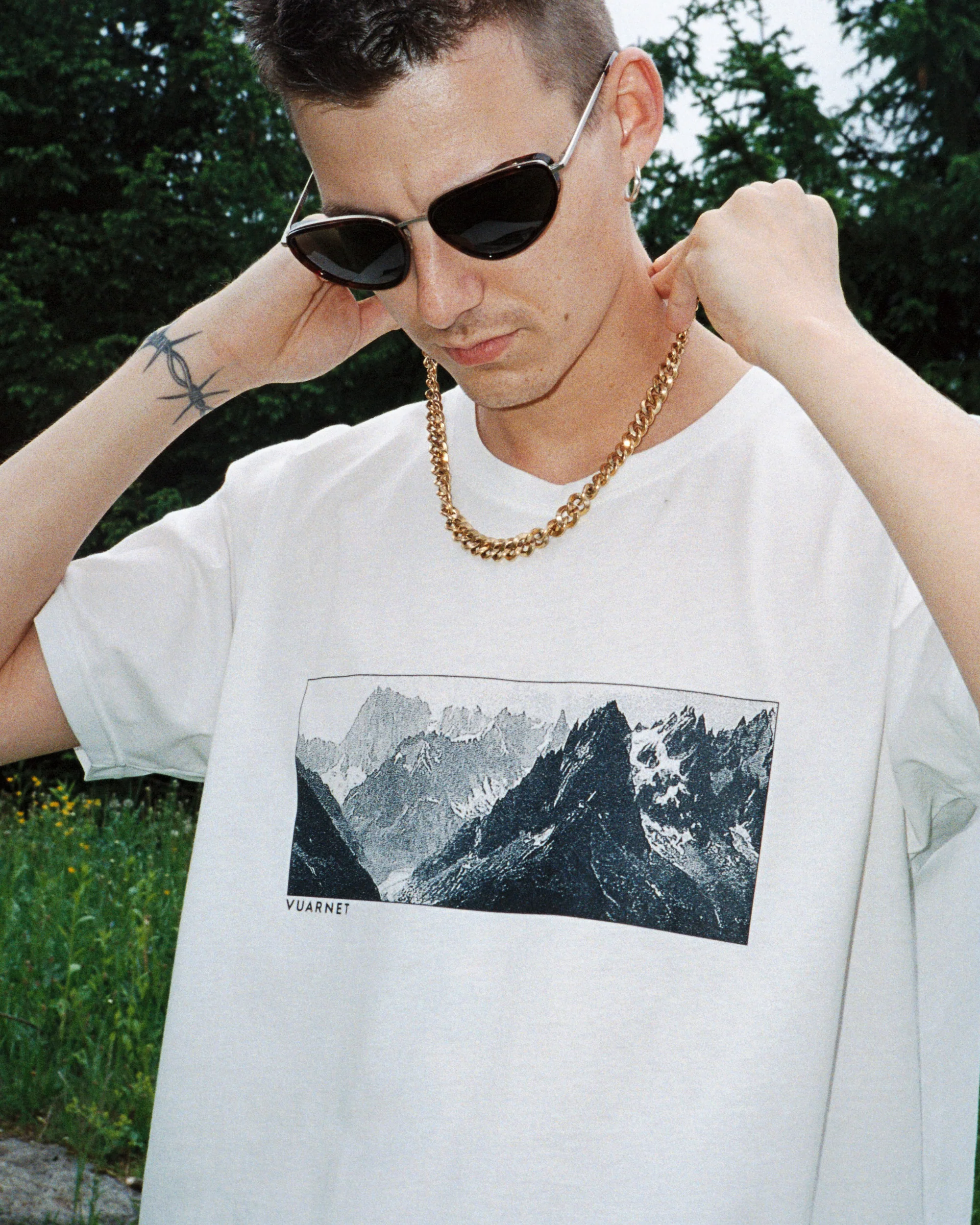 T-SHIRT MONTAGNE EN COTON - Image 31