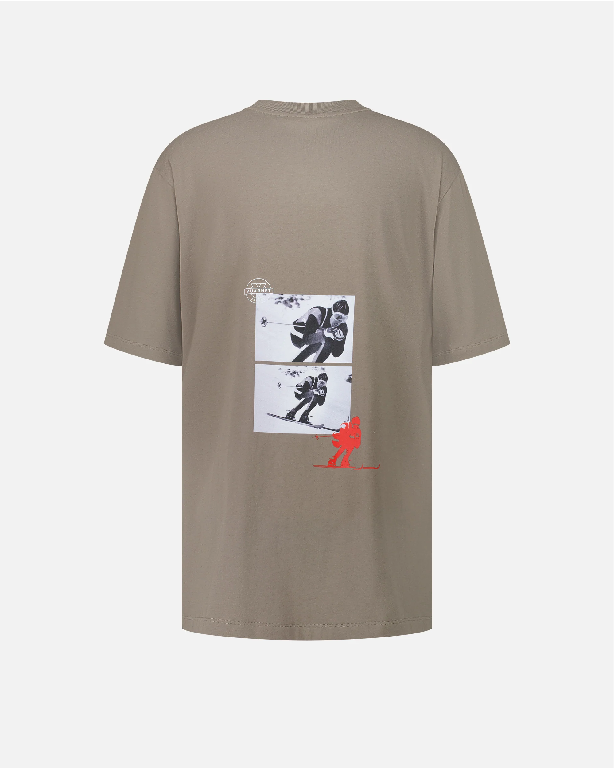T-SHIRT OVERSIZED HOMME SKIEUR KAKI - Image 10